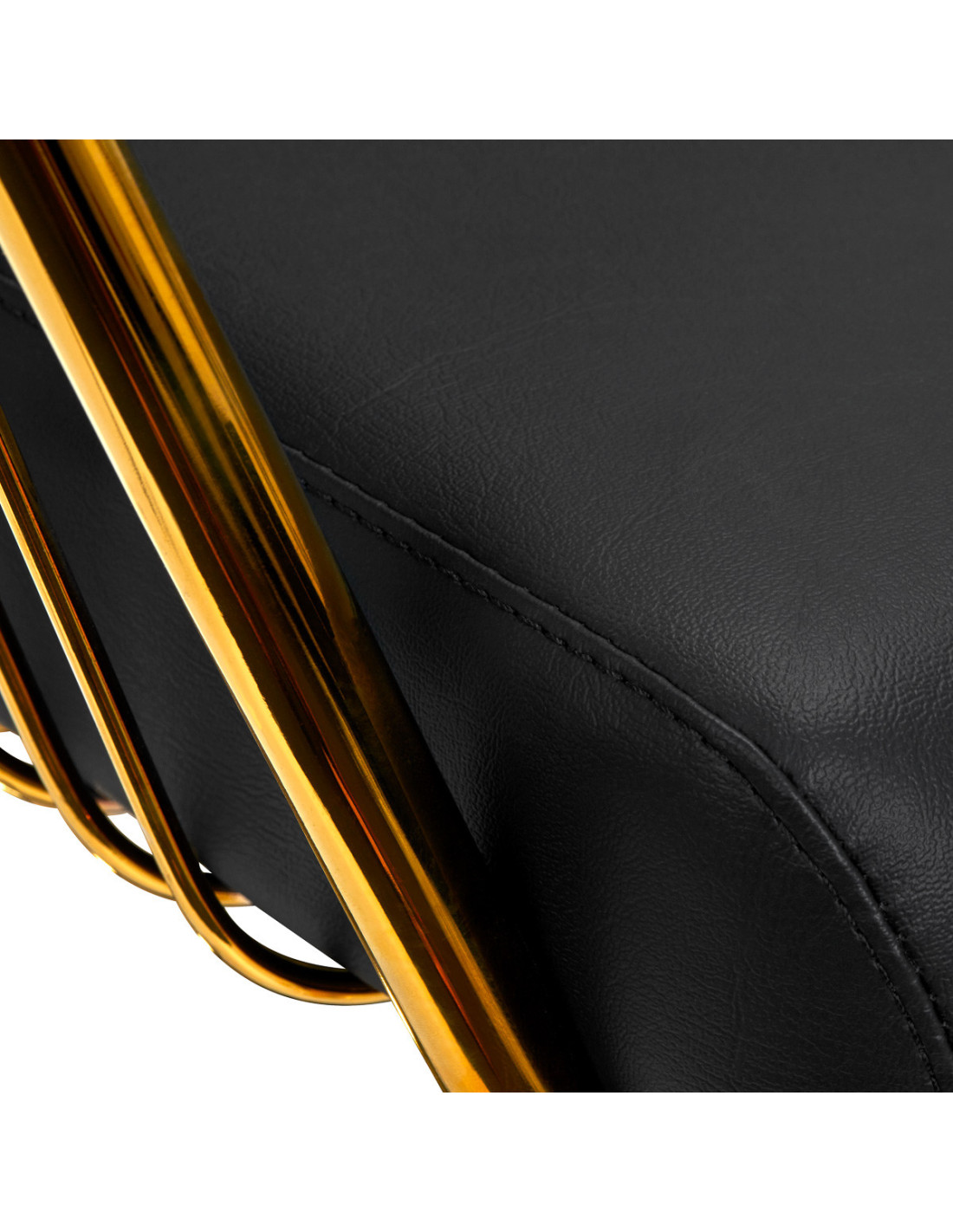 Hair system lille gold black hairdressing chair {attributes}