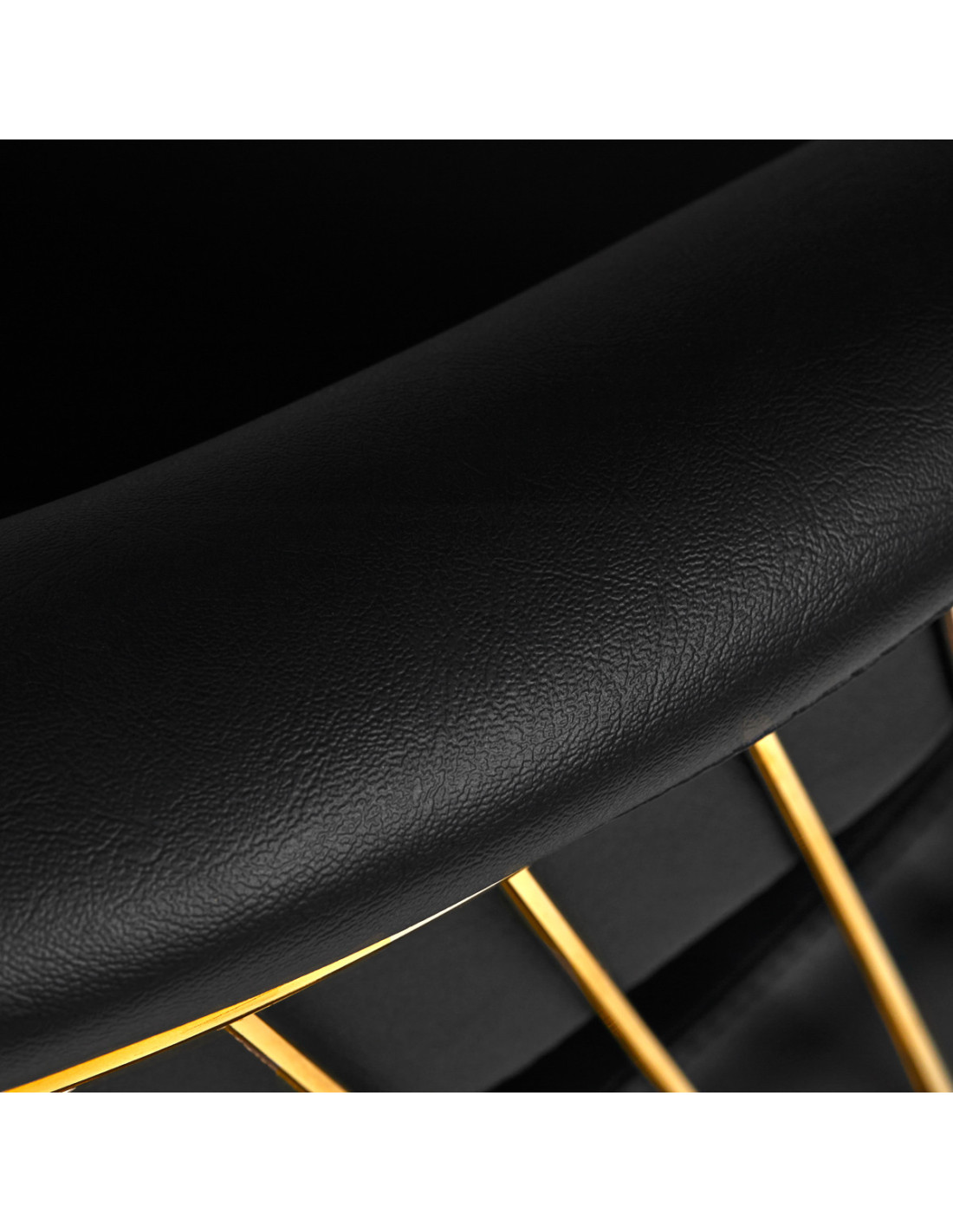 Hair system lille gold black hairdressing chair {attributes}