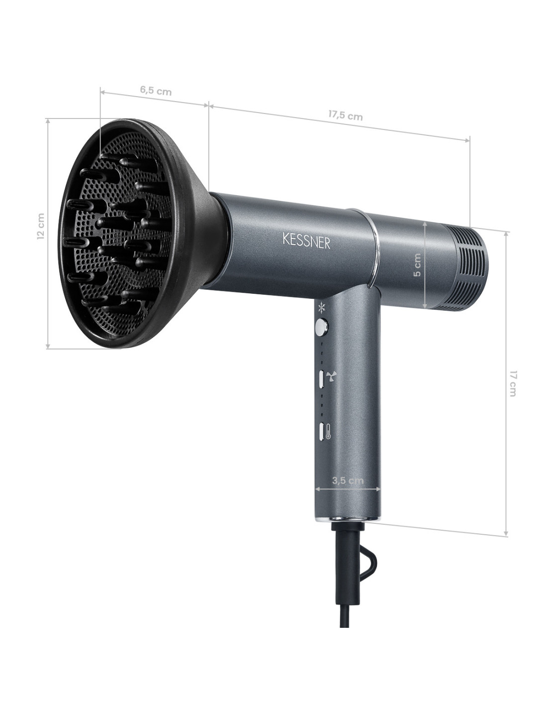 Kessner profesjonalna suszarka JET 1600 IONIC 