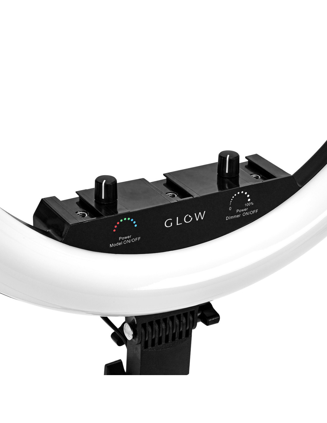 GLOW lamp pierścieniowa ring 18 RGB bsc ze statywem 45W 