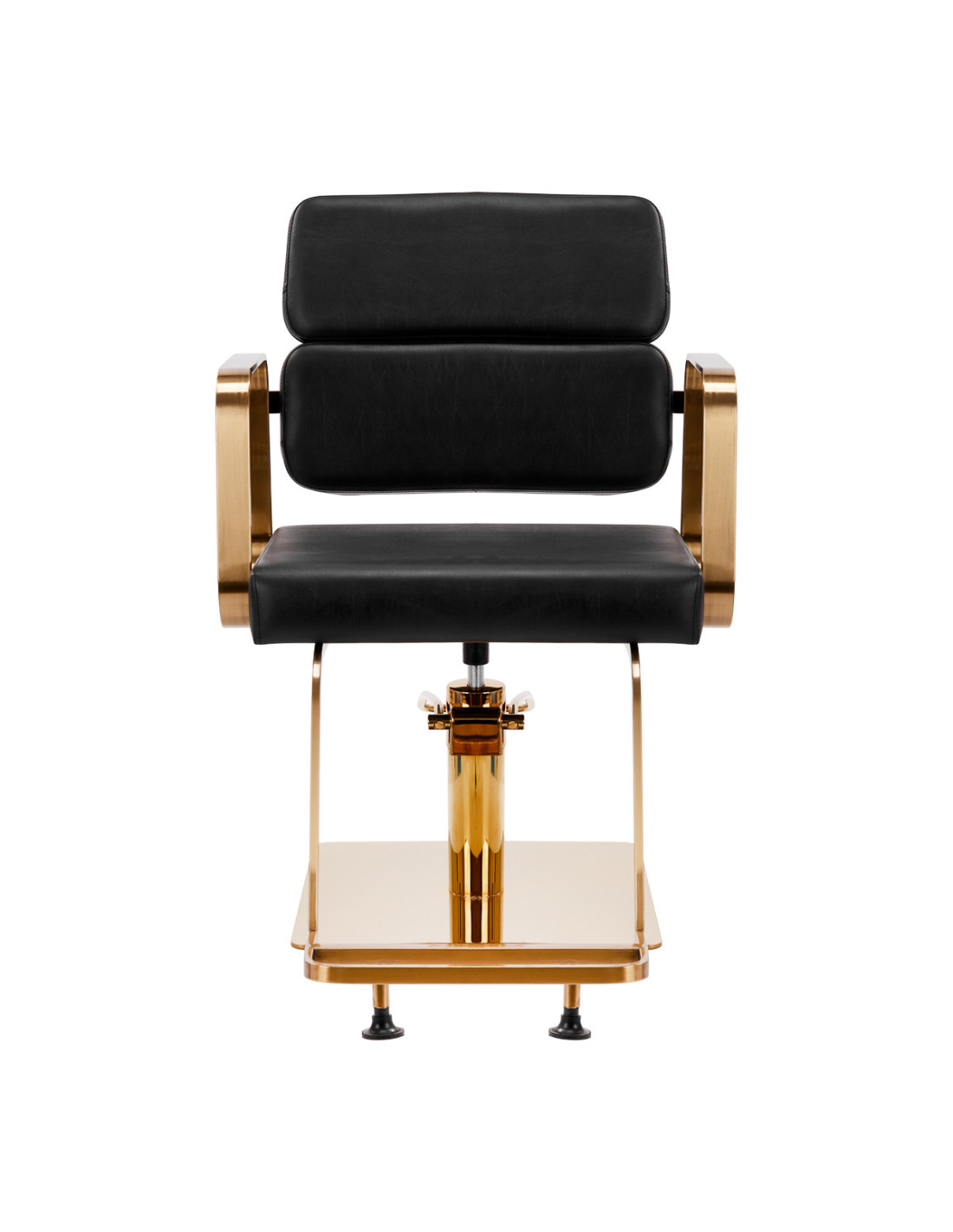 Gabbiano Porto Gold Black Hairdressing Chair {attributes}