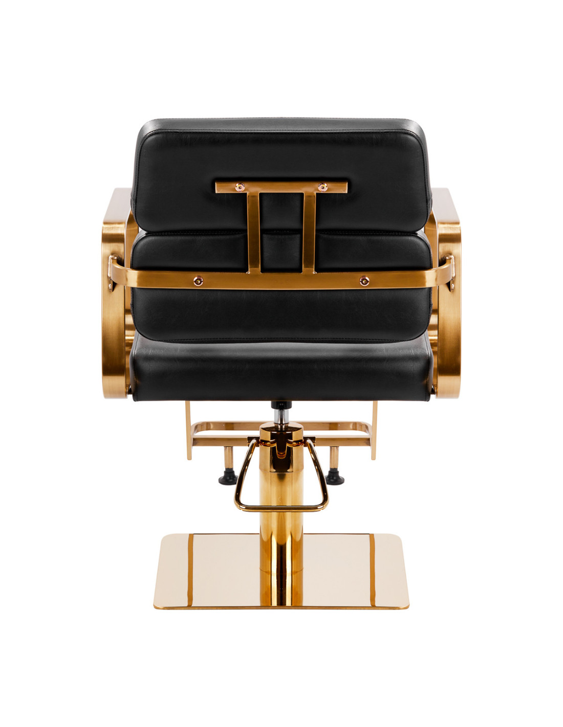 Gabbiano Porto Gold Black Hairdressing Chair {attributes}