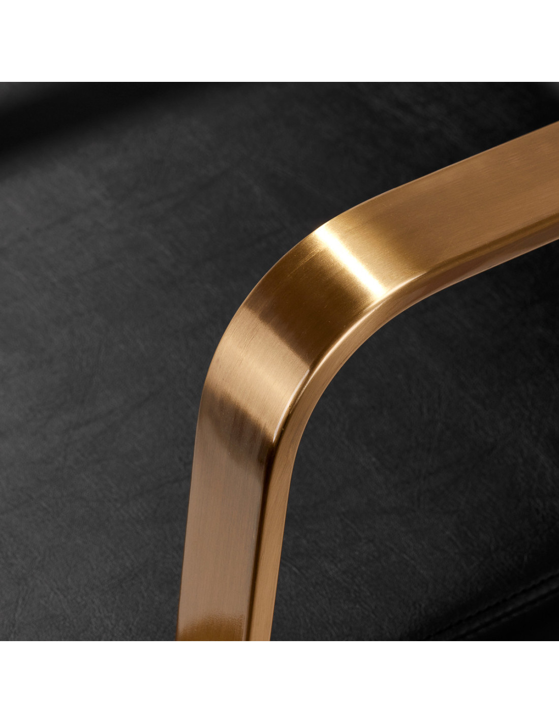 Gabbiano Porto Gold Black Hairdressing Chair {attributes}