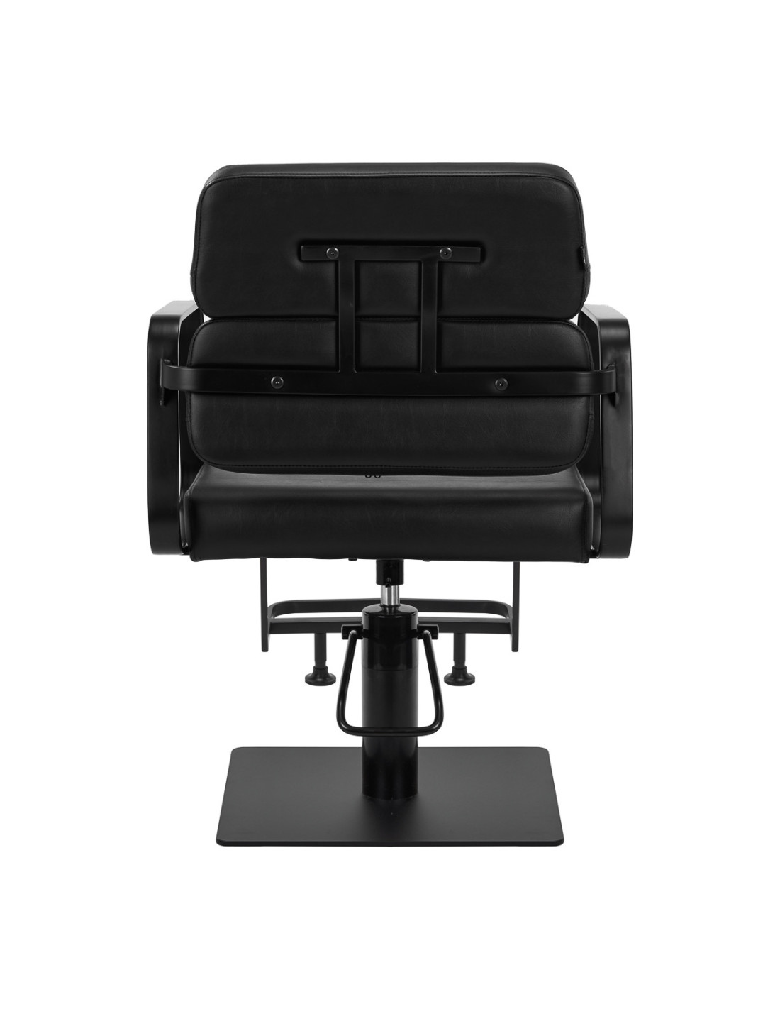 Gabbiano Porto Black and Black Hairdressing Chair {attributes}