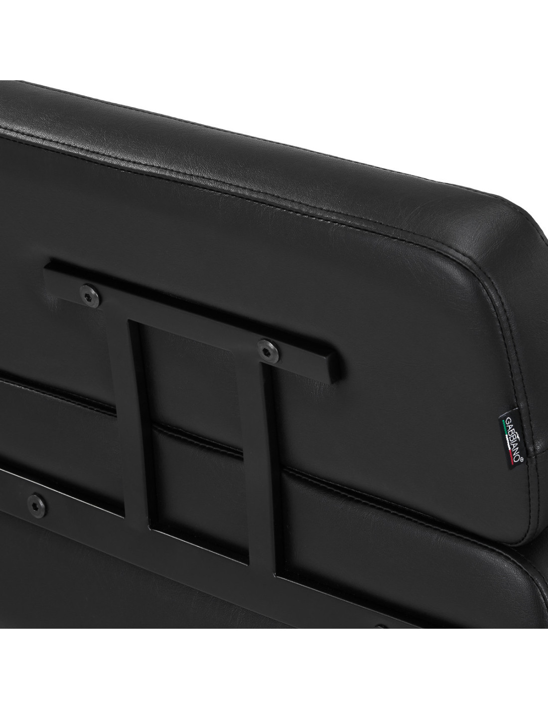 Gabbiano Porto Black and Black Hairdressing Chair {attributes}