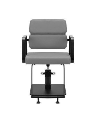 Gabbiano Porto Black and Grey Hairdressing Chair {attributes}