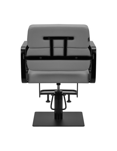 Gabbiano Porto Black and Grey Hairdressing Chair {attributes}