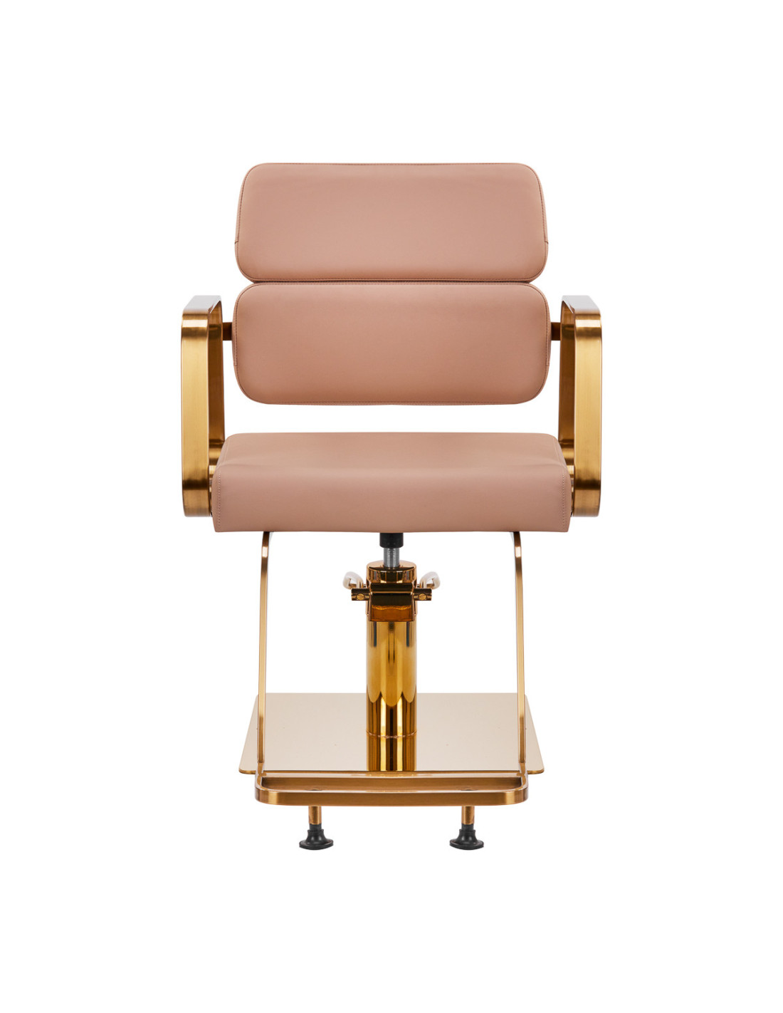 Gabbiano Porto Beige Gold Hairdressing Chair {attributes}