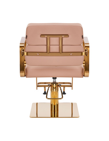 Chaise de coiffure gabbiano porto beige doré 