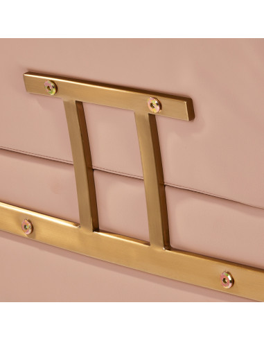 Gabbiano Porto Beige Gold Hairdressing Chair {attributes}