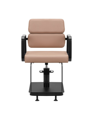  Fauteuil de coiffure gabbiano porto noir et beige 