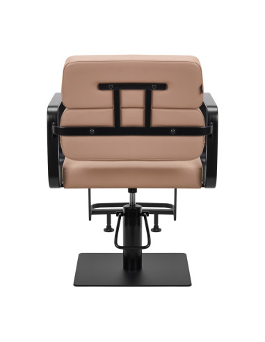  Fauteuil de coiffure gabbiano porto noir et beige 
