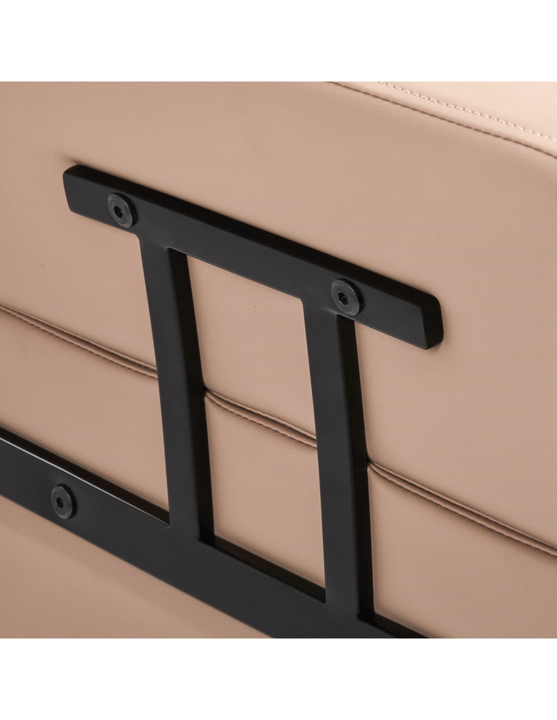 Gabbiano fotel fryzjerski Porto czarno beżowy 