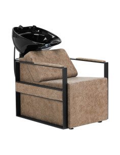 Lavatesta ConfortMax Nero Marrone Antico