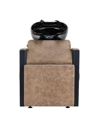 Bac a Shampoing Bac à shampoing ConfortMax Vasque Noir vieux marron 