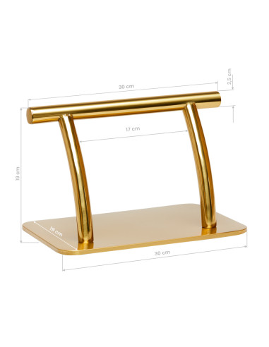 Gabbiano podnóżek fryzjerski L005S złoty 