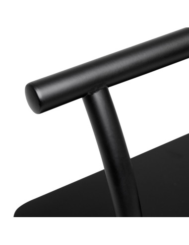 Gabbiano podnóżek fryzjerski L005S czarny 