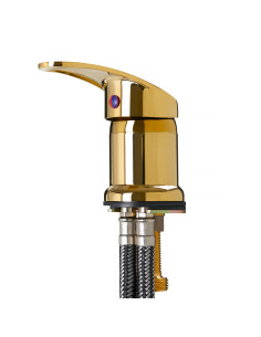 Robinet de lavage de voiture de coiffure doré