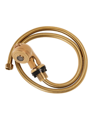 Słuchawka do myjni fryzjerskiej złota duża 