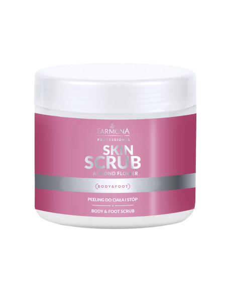 Farmona Skin scrub almond flower peeling do ciała i stopóp kwiat migdałowca 500 g  