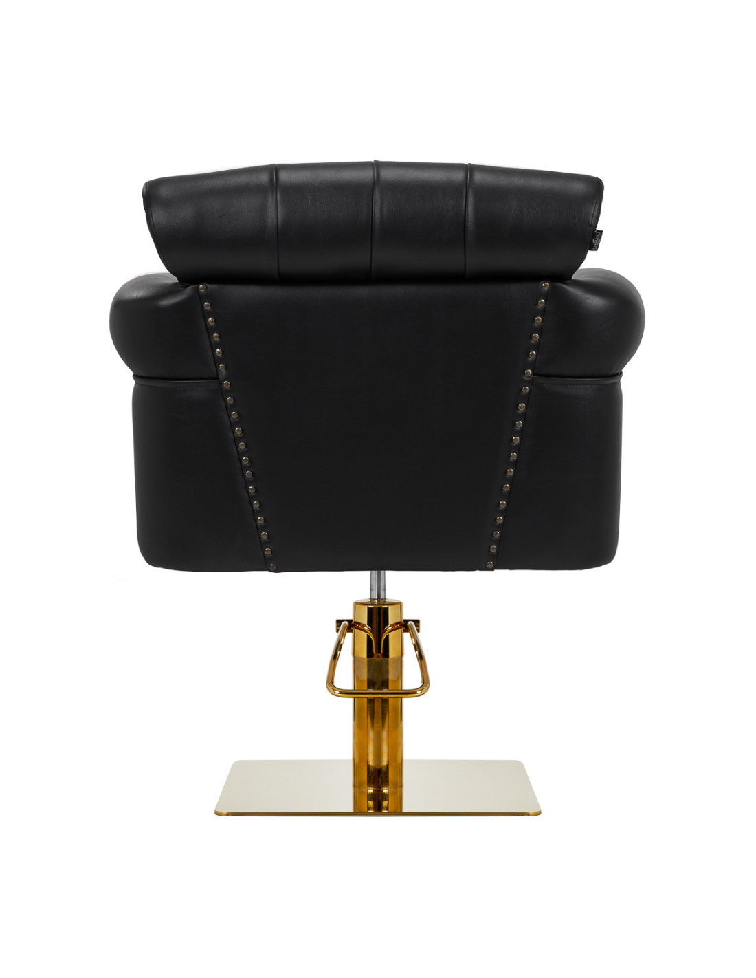 Gabbiano Berlin hairdressing chair, gold, black {attributes}