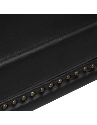 Gabbiano Berlin hairdressing chair, gold, black {attributes}