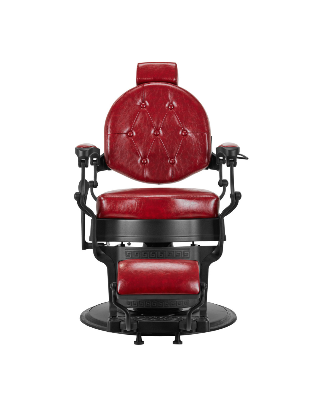 Cavalese Red Barber chair – Retro Elegance & Professional Ergonomics 