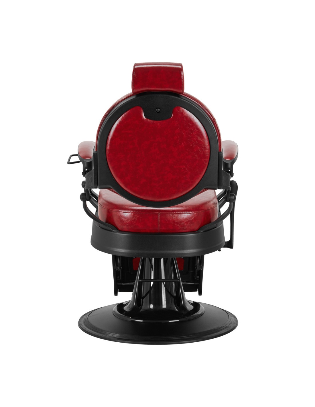 Cavalese Red Barber chair – Retro Elegance & Professional Ergonomics 