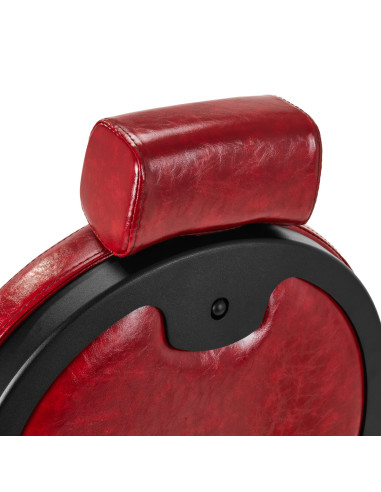 Fauteuil Barbier Cavalese Rouge – Élégance Rétro & Ergonomie Pro 