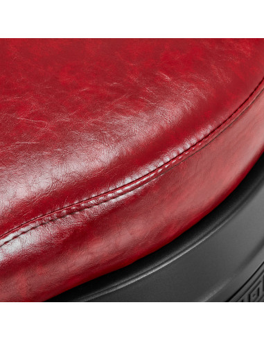 Sillón de barbero cavalese rojo 