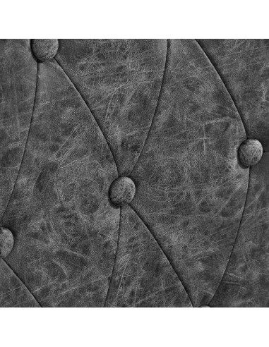 Fauteuil Barbier Cavalese Vieux Cuir Gris – Style Vintage & Confort Pro 