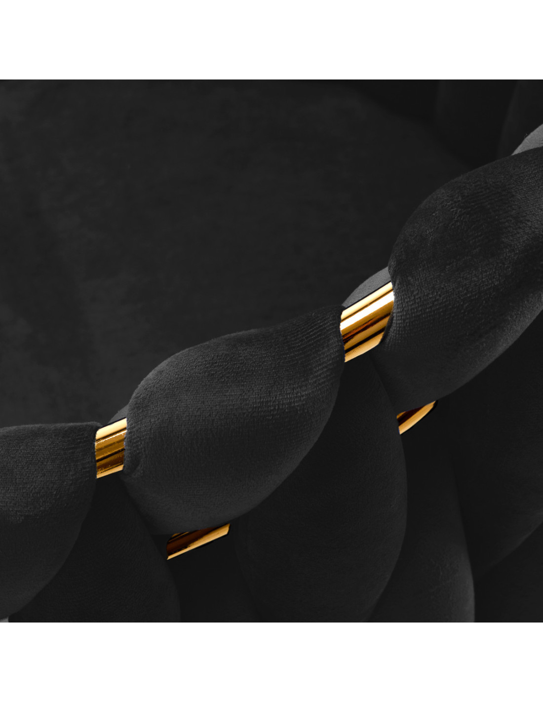 4Rico krzesło QS-GW06G aksamit czarne 