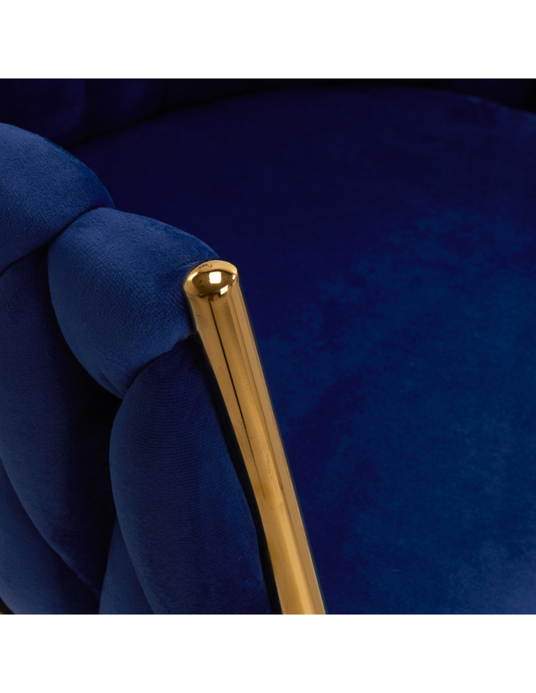 4Rico krzesło QS-GW06G aksamit granatowe 