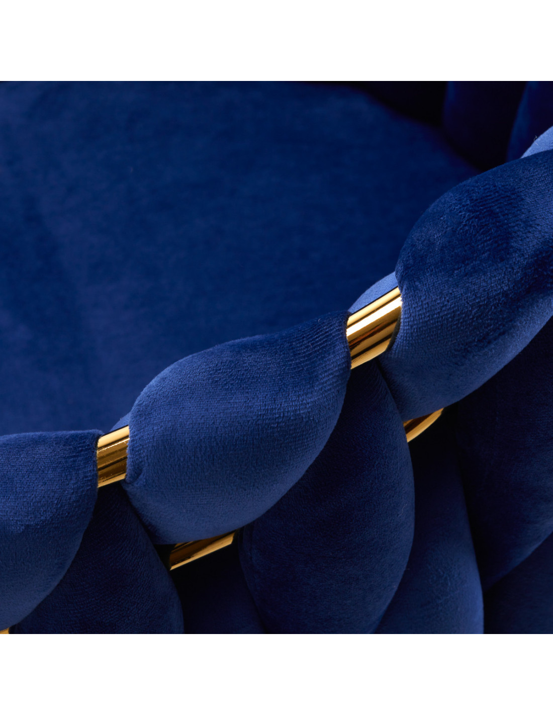 4Rico krzesło QS-GW06G aksamit granatowe 