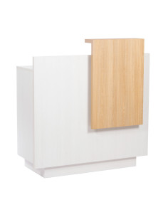 Lua wooden reception desk