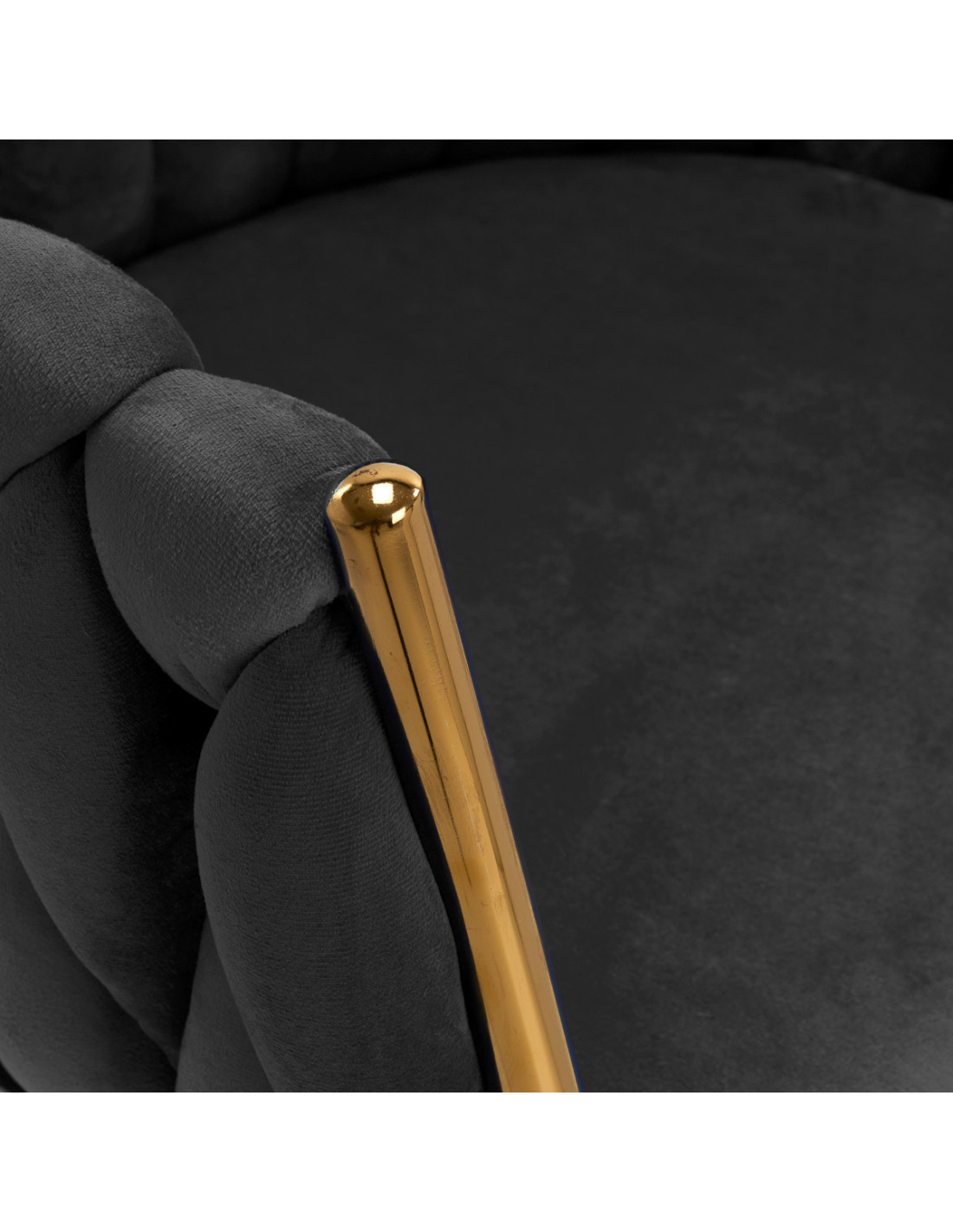 4Rico krzesło QS-GW06G aksamit szare 