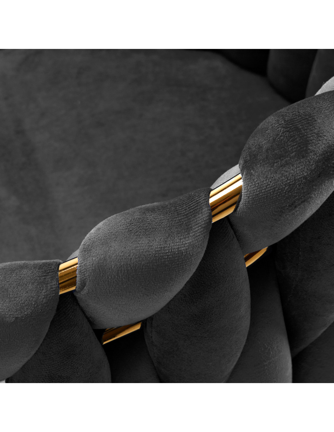 4Rico krzesło QS-GW06G aksamit szare 