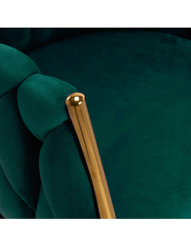 4Rico krzesło QS-GW06G aksamit zielone 