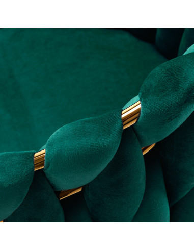 4Rico krzesło QS-GW06G aksamit zielone 