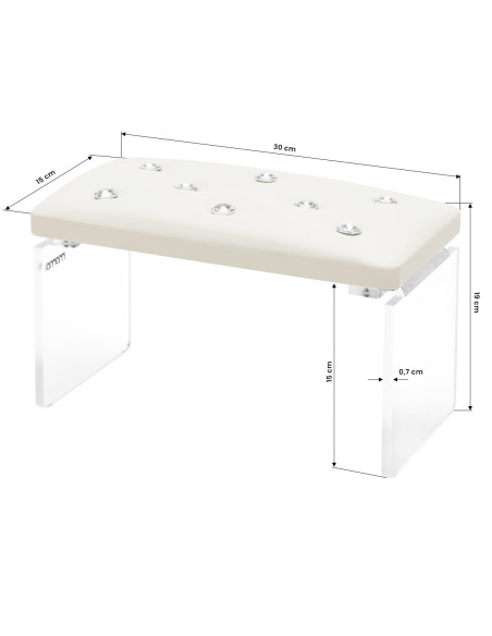 Supporto per manicure Momo Diamond Ecru 