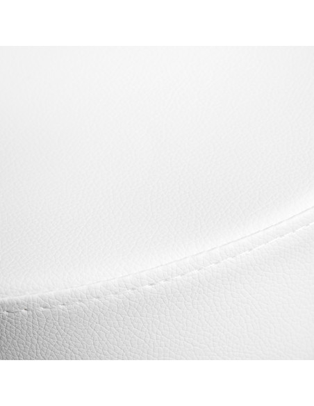 Taboret kosmetyczny AM-304G złoto biały 