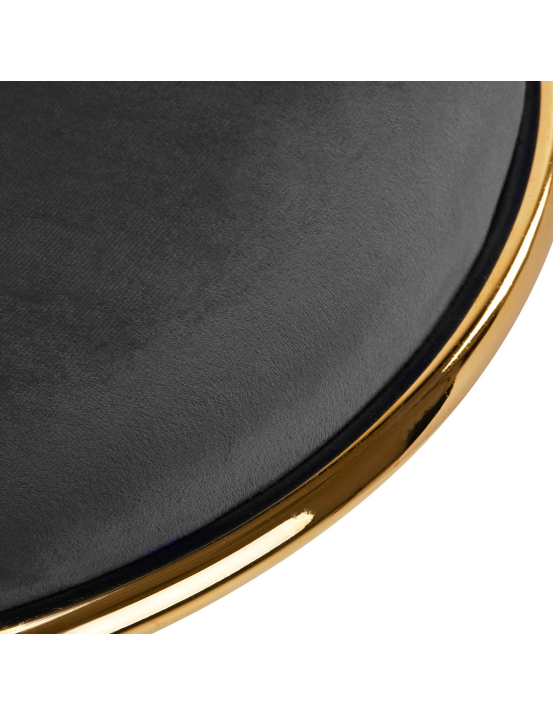 4Rico krzesło obrotowe QS-GW01G aksamit szare 