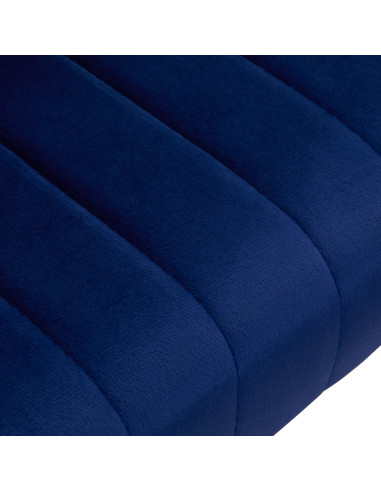 4Rico krzesło obrotowe QS-OF212G aksamit granatowe 