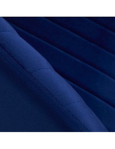 4Rico krzesło obrotowe QS-OF212G aksamit granatowe 