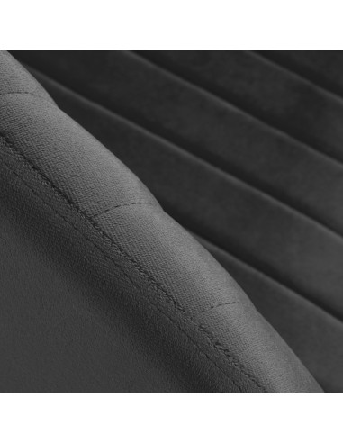 4Rico krzesło obrotowe QS-OF212G aksamit szare 