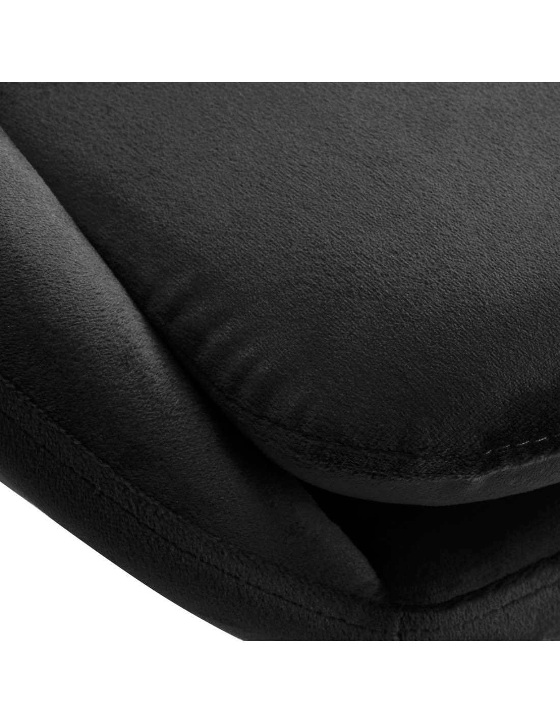 4Rico krzesło obrotowe QS-MF18G aksamit czarne 