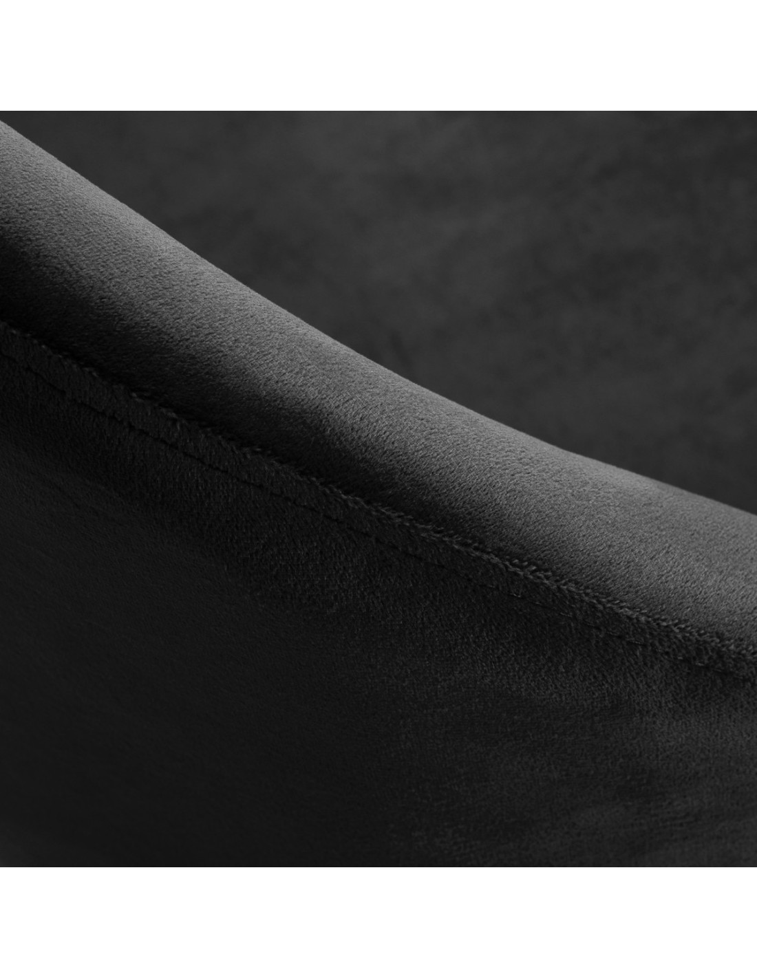 4Rico krzesło obrotowe QS-MF18G aksamit czarne 