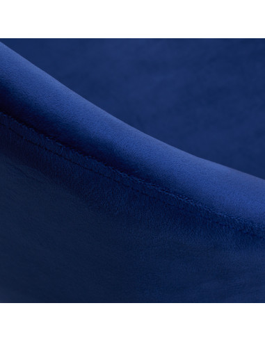 4Rico krzesło obrotowe QS-MF18G aksamit granatowe 