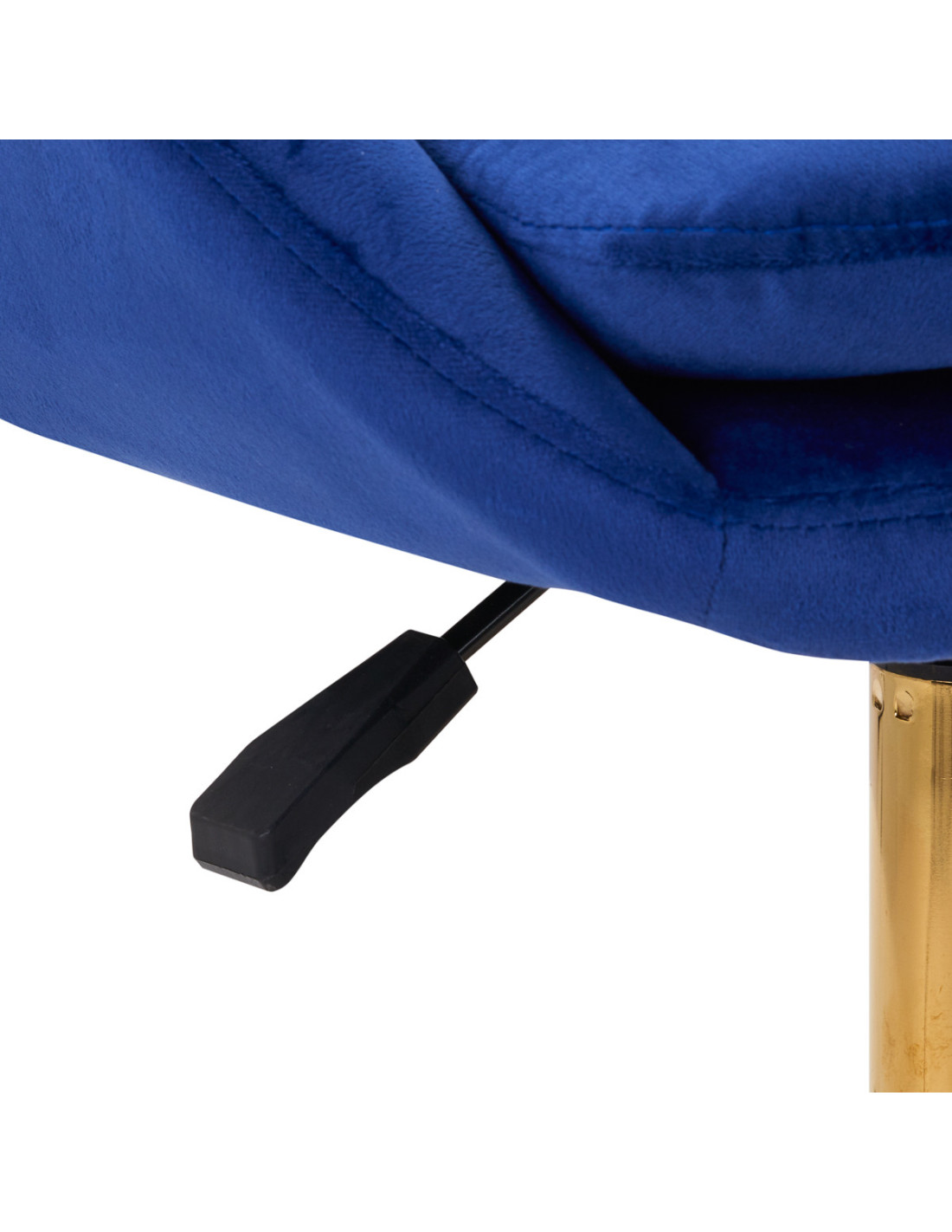 4Rico krzesło obrotowe QS-MF18G aksamit granatowe 