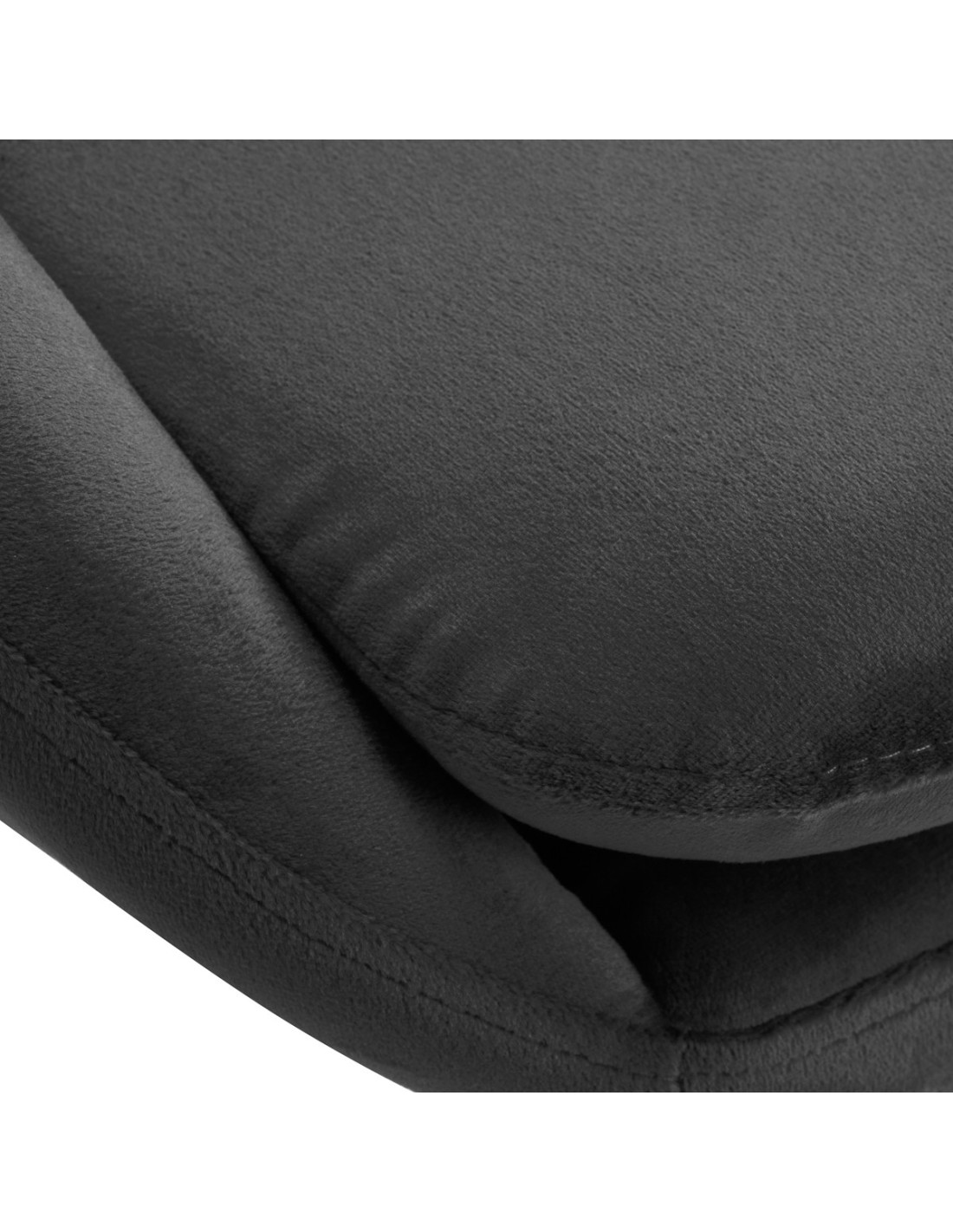 4Rico krzesło obrotowe QS-MF18G aksamit szare 